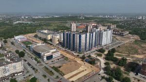 Волгоградсверху - улица Симонова и Гамзатова