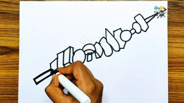 How to Draw Shish Kebab for kids step by step смотреть онлайн