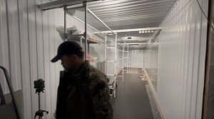 Клубника В Морском 40 фут Контейнере - Подвесная Система