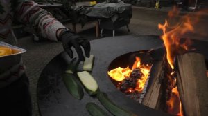 Il panettone gastronomico al barbecue. Verdure, picanha, bacon, formaggio!