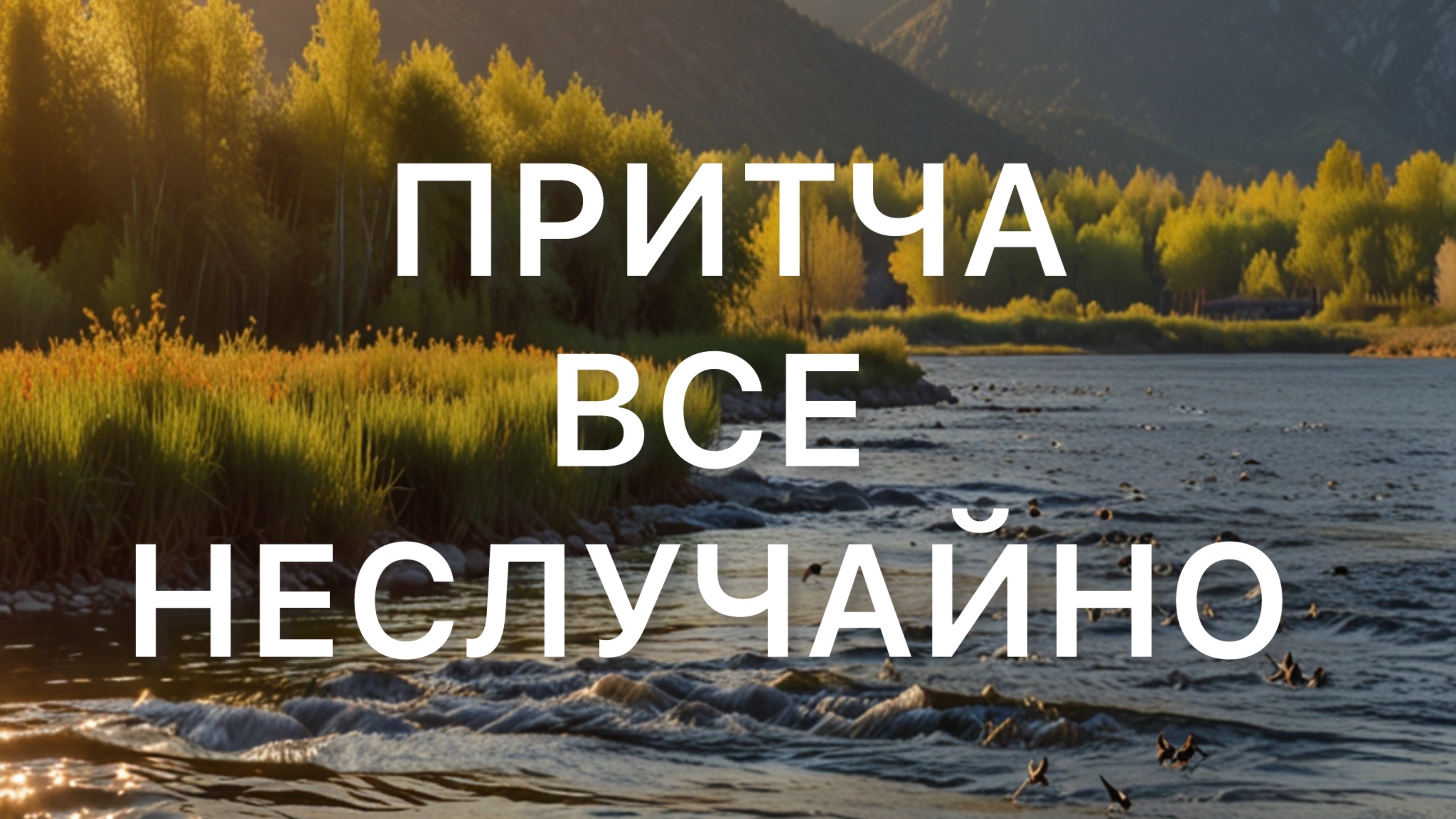 Притча Все Неслучайно