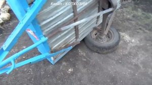 Самодельный легковой прицеп, мост москвич 412
