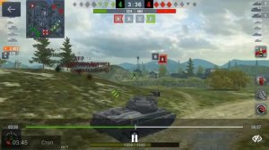 T-28 Defender WoT Blitz бой на Мастера