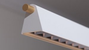 PROLED PYRAMID LINE - декоративный подвесной линейный светильник с направленным светом вниз.