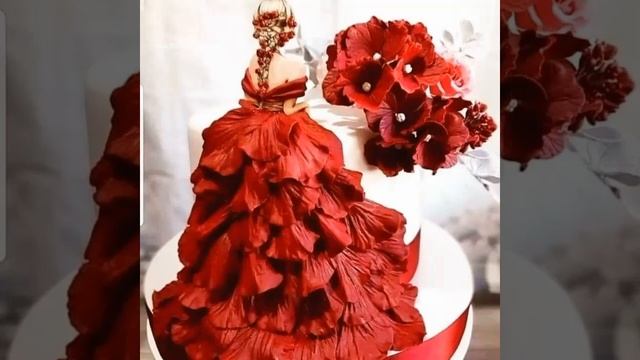 Beautiful Cake Decorations for girls#fashiondesigner#fashion #cakeideas #cakedecorating #cakedesign