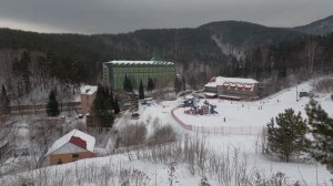 Горнолыжка г. Белокуриха 2023г. и веселая горка февраль