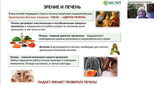 «ПАДАЕТ ЗРЕНИЕ — ПРОВЕРЬТЕ ПЕЧЕНЬ!» отрывок из лекции В.Н. Бурковой «Вижу, слышу, ощущаю»