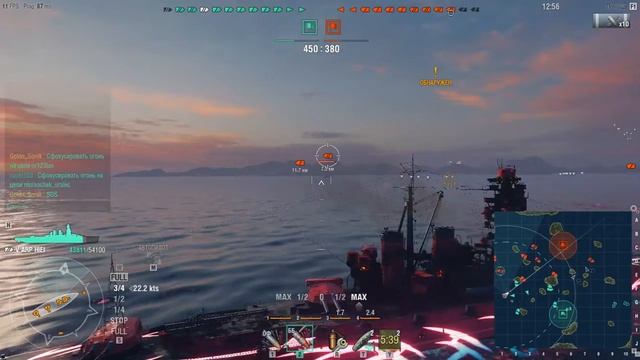 world of warships.ИГРА НА ARP HIEI#2. #15 смотреть онлайн