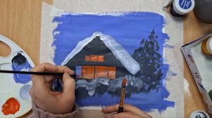 Снежная картина