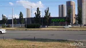 Киев 2024 г июнь въезд на Троещину со стороны Почайной. Гнездо аистов.