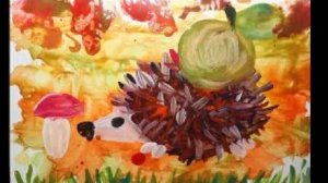 Как рисовать ежика,  рисуем ежика поэтапно гуашью.