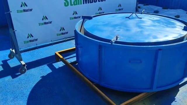 Виброформа для изготовления бетонных колец 15.9 “Серия Budget” с конусом смотреть онлайн