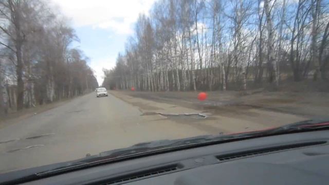 Новый способ обозначения ям на дорогах. Ярославль.
