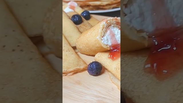 Блины на молоке|Масленица😊Рецепт на канале #shorts #блины #рецепт #вкусно #like #готовимдома