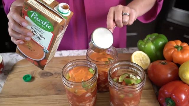 Gazpacho Soup and Noodle Salad Jar Recipe | Market of Choice Gracious Kitchen with Mindy Lockard смотреть онлайн