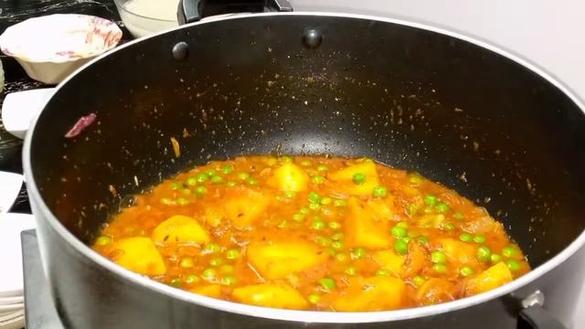 Mukbang dinner special Aloo Matar pulao Biryani Receipe By Fabiha's food diary