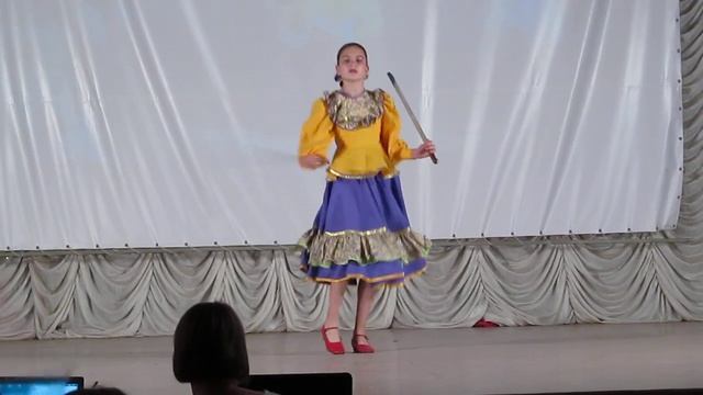 Казачка. Отчетный концерт народного танцевального ансамбля «Волна».  Новобессергеневка. 28 мая 2023