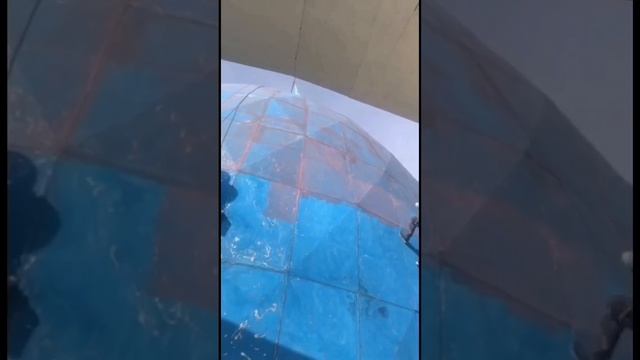 Гидроизоляция купольной металлической кровли НВПЦ Вооруженных сил РК мастикой Эластомерик- 911