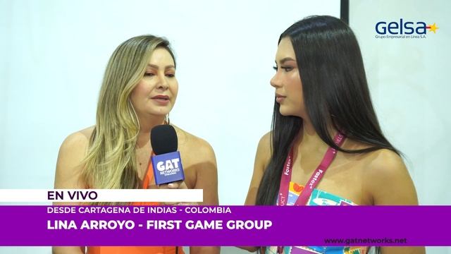 GAT Expo / Gaming & Technology / Entrevista Lina Arroyo / First Game Group