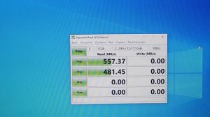 Установил и протестировал SSD диск ADATA SU650 программой CrystalDiskMark.Апгрейд ноутбука HP Laptop