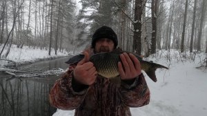 ЗИМНЯЯ РЫБАЛКА НА КАРПА . В конце  ДЕКАБРЕ -  2024 .