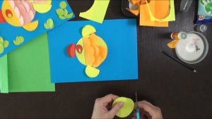 Открытка в технике "Аппликация"