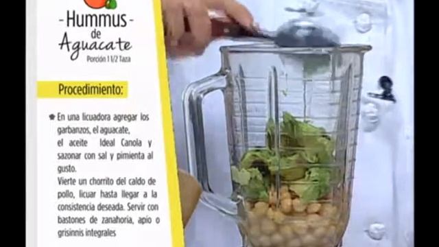 Segmento Nutricionista Ideal: Hummus de Aguacate | Aceite Ideal смотреть онлайн
