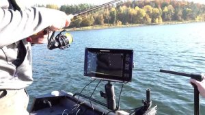 Humminbird Mega Live Imaging auf dem Wasser