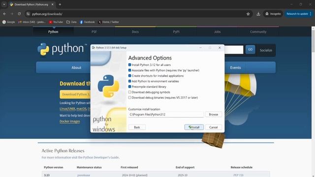 How to Install Python on Windows 11 - 2024 | How to download Python on windows 11