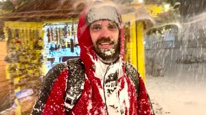 ПУРГА в Калининграде. Где все ЛЮДИ? Пустая Площадь Победы. Парк Юность