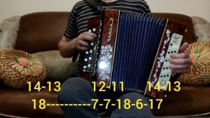 Снег кружится, летает летает. Разбор на гармони