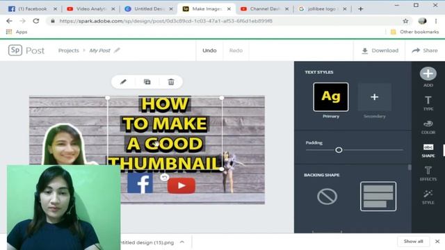 HOW TO MAKE A GOOD YOUTUBE THUMBNAIL-EDIT USING PC OR PHONE (TAGLISH TUTORIAL)