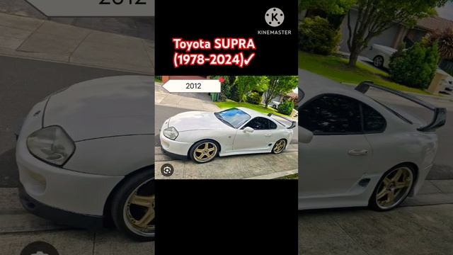 EVOLUTION OF TOYOTA SUPRA (1978-2024 )✓ #shortsreels #trendingshorts #viralshorts #toyotasupra #2024