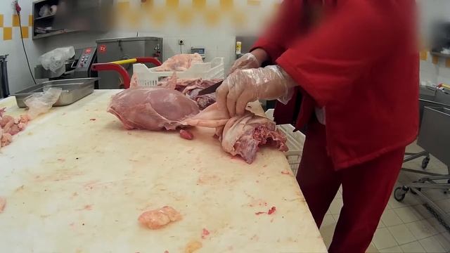 Разделка индюка/ turkey cutting смотреть онлайн