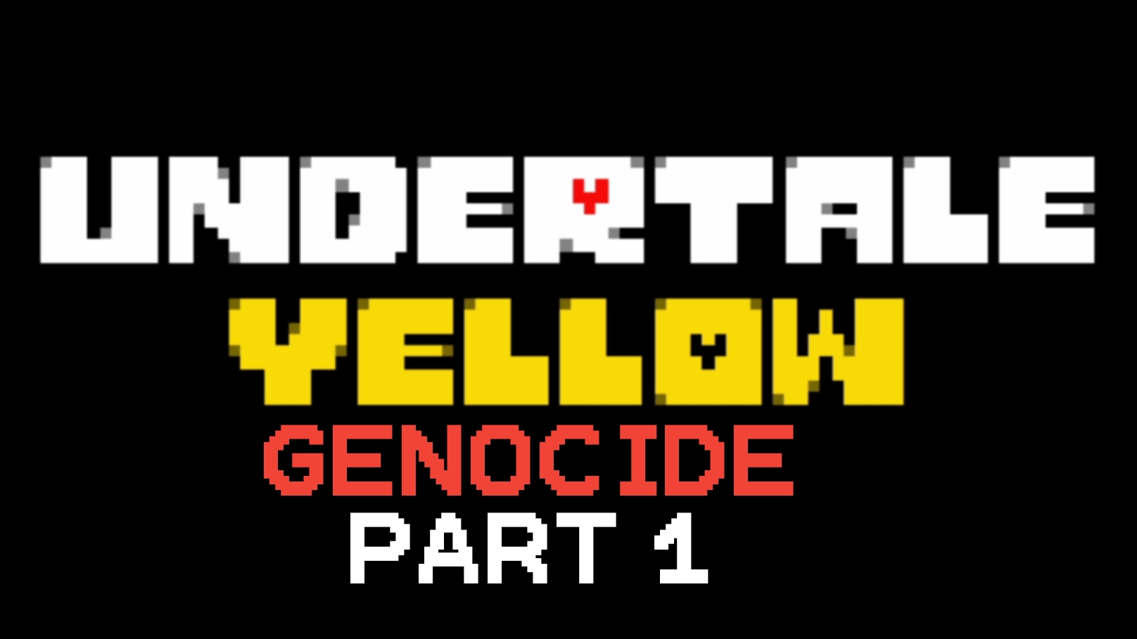 Undertale yellow - геноцид (№1)