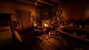 Наедине с собакой в глинобитной хижине под звуки дождя и грома с теплым камином