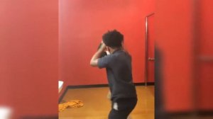 young iShowSpeed fighting in the school