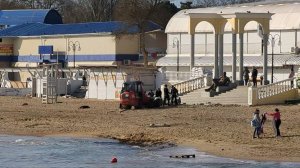 Евпатория 2025. Мазута нет, пляжи на набережной Горького почти в идеальном состоянии, погода сказка
