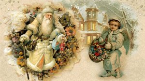 Старинные новогодние ретро открытки*