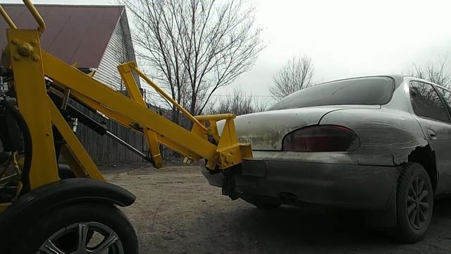 #111 Грузоподъемность самодельного мини погрузчика и радиус разворота