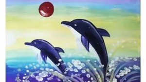 Как нарисовать дельфина. Как рисовать животных. Видео урок рисования для начинающих