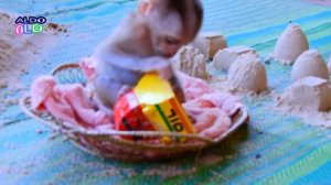 Smallest Baby AVA Monkey Sit See Daddy Made Small Mountain Is Very Nice#277