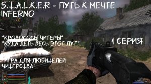 S.T.A.L.K.E.R - Путь к мечте Inferno 1 серия "Кровососы Читеры".