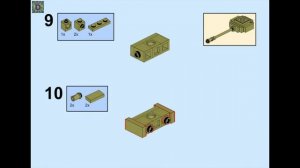 Мини танк Объект 279 из Лего