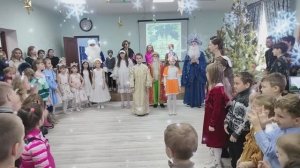 Рождественский утренник в Воскресной школе при храме Николая Чудотворца.