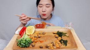 봄바다 향기 가득한~~ 미더덕회 리얼사운드 먹방 ASMR Raw Warty sea squirt MUKBANG EATING SOUNDS NO TALKING | NAJIN