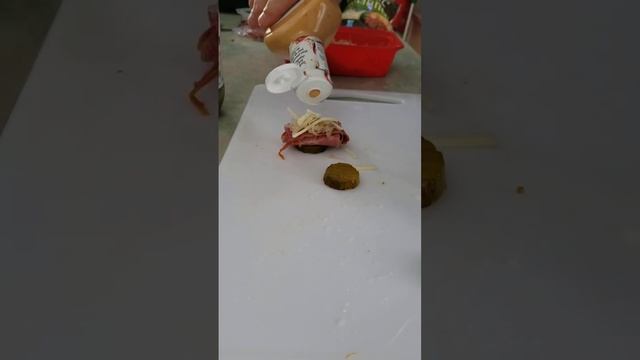 Kai makes us an appetizer #shorts  #food