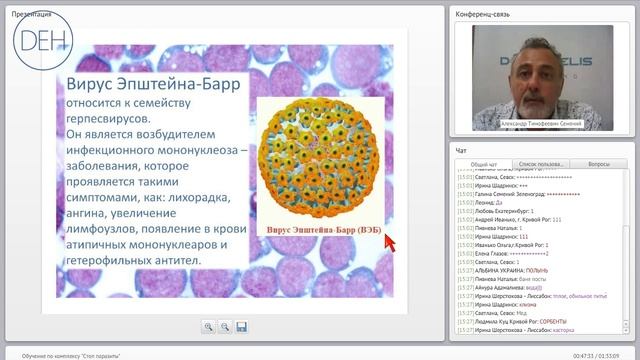 Обучение по комплексу "Стоп паразиты"