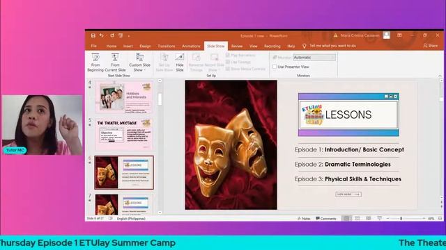The Theater Spectacle   - Thursday Episode 1  ETUlay Summer Camp