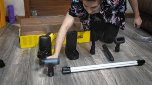 Распаковка вертикального пылесоса VC 7